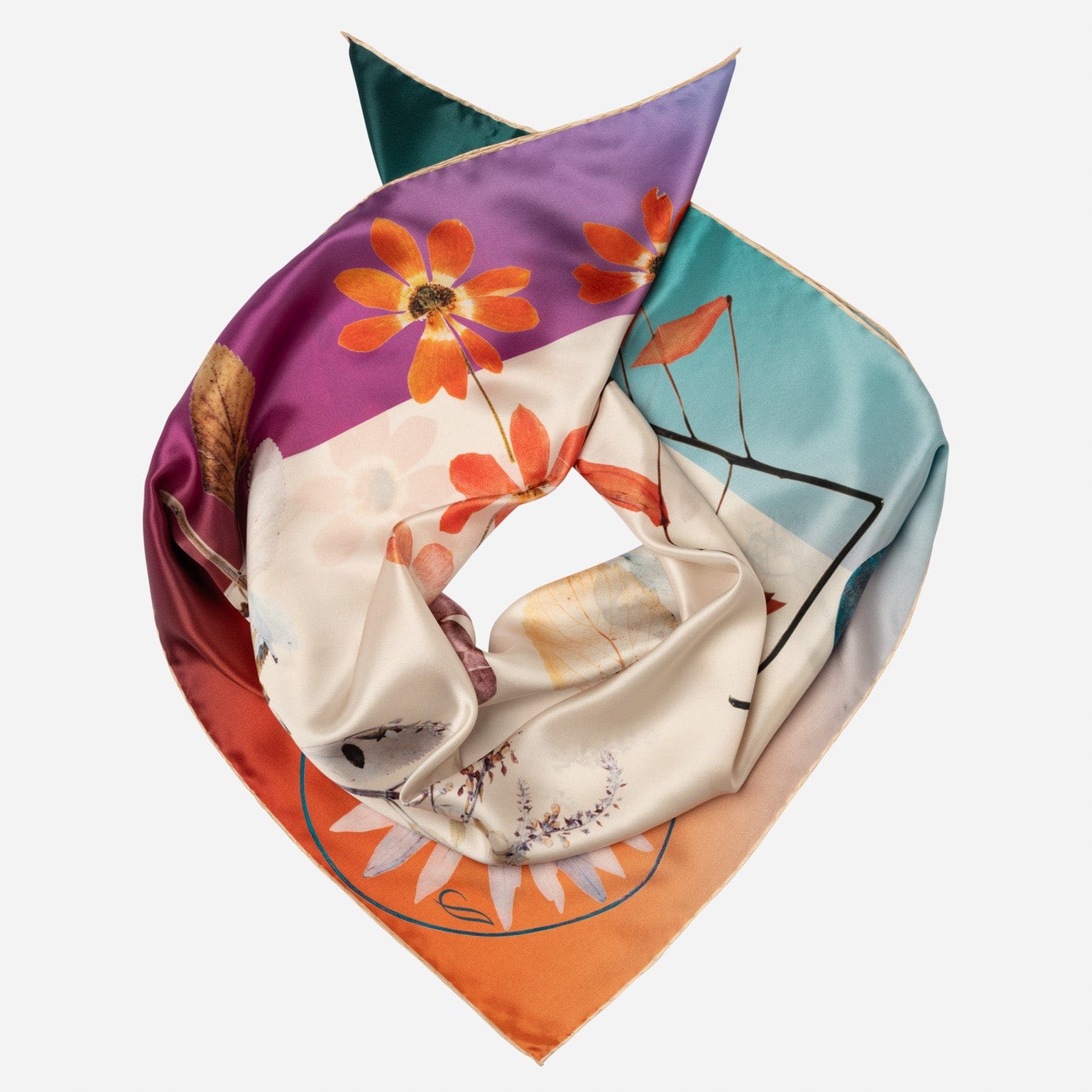 Cristina - Silk Foulard - Champagne - My Men's Shop