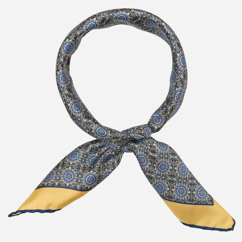 Lucca - Silk Neckerchief - Yellow - My Men's Shop