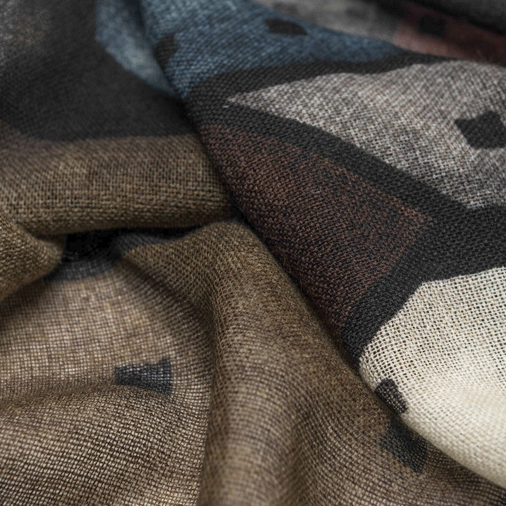 Villaggio - Wool Scarf - Navy