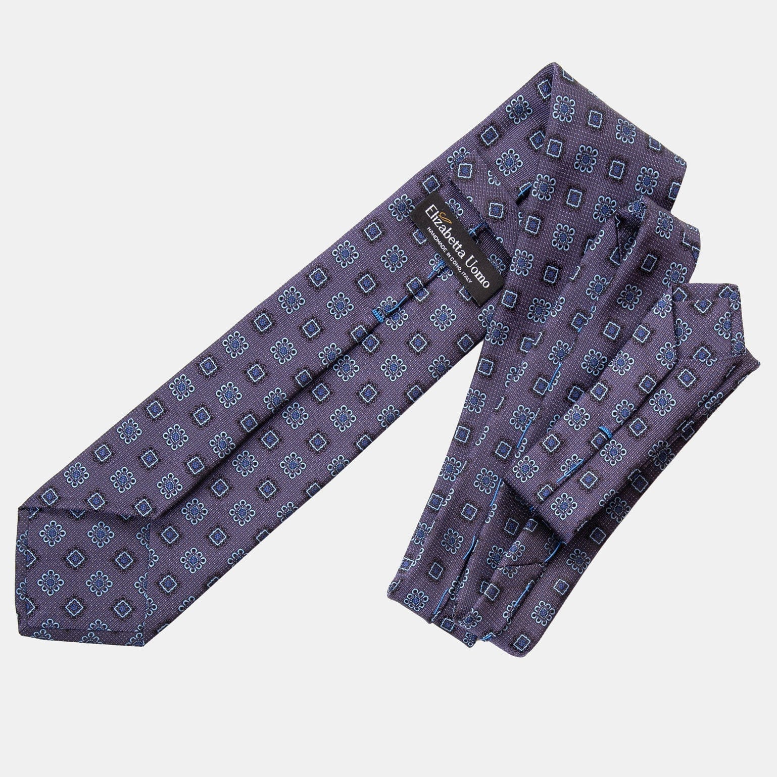 Trento - Silk Jacquard Tie - Plum - My Men's Shop