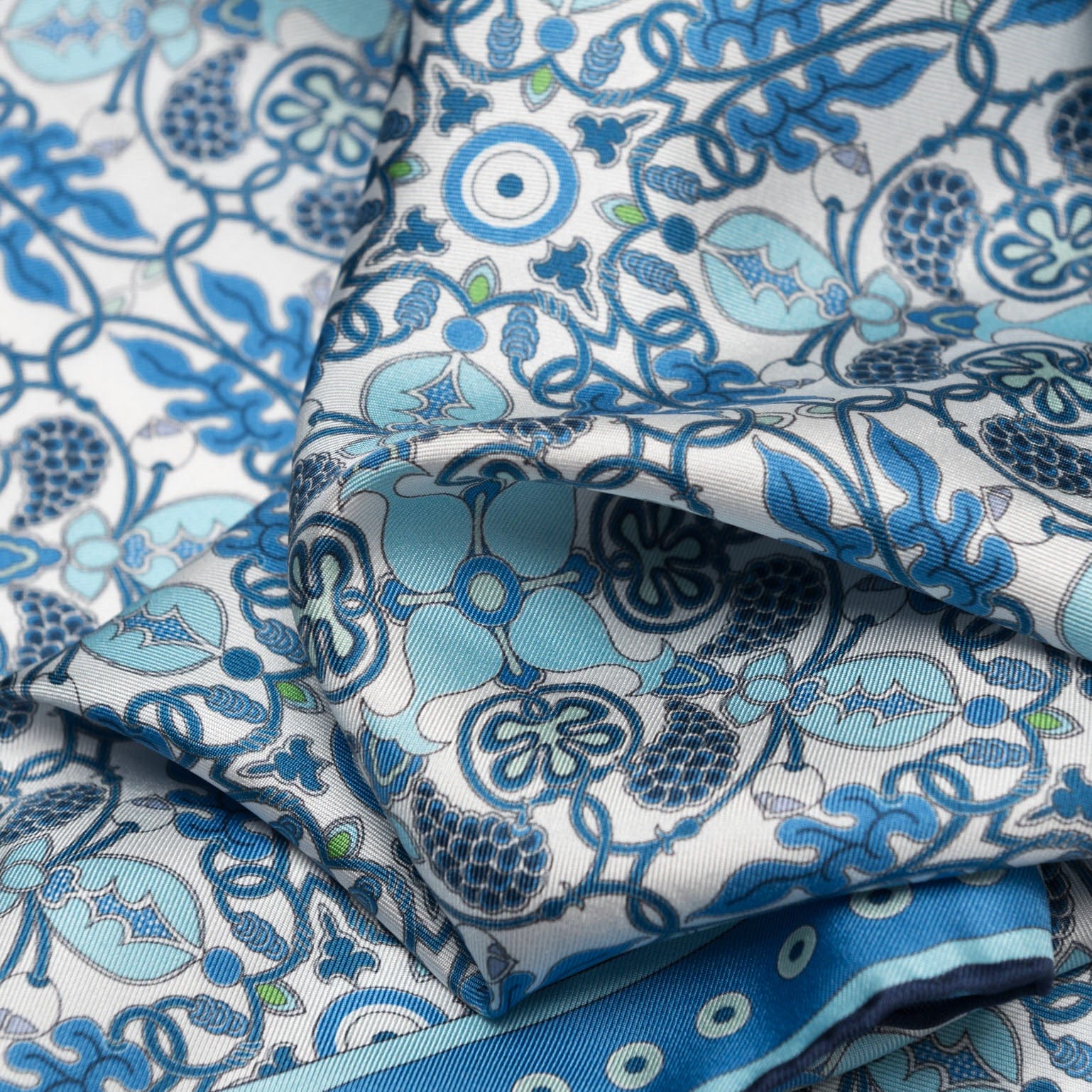 Barbaresco - Silk Neckerchief - Blue - My Men's Shop