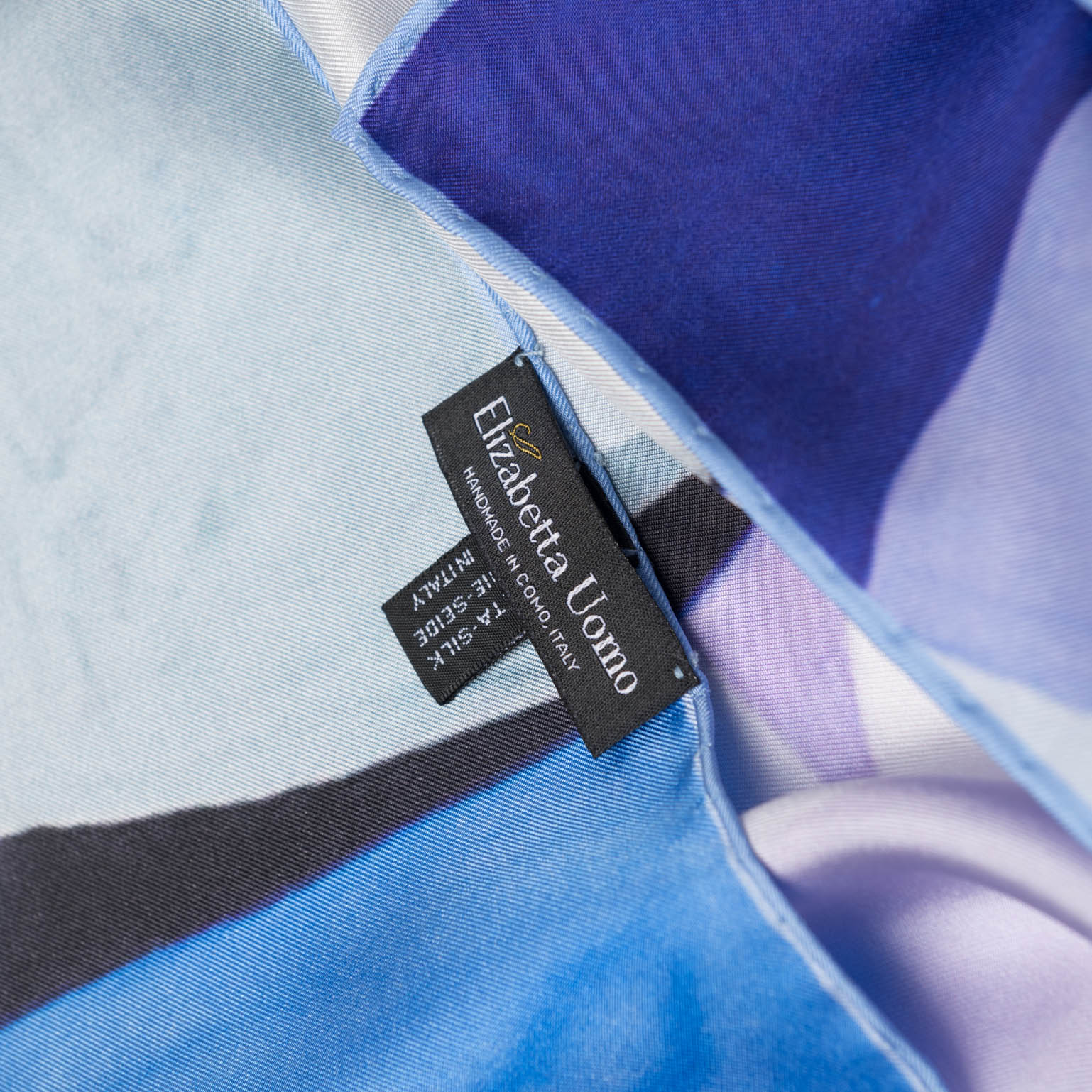 Harmony - Silk Pocket Square - Blue - My Men's Shop