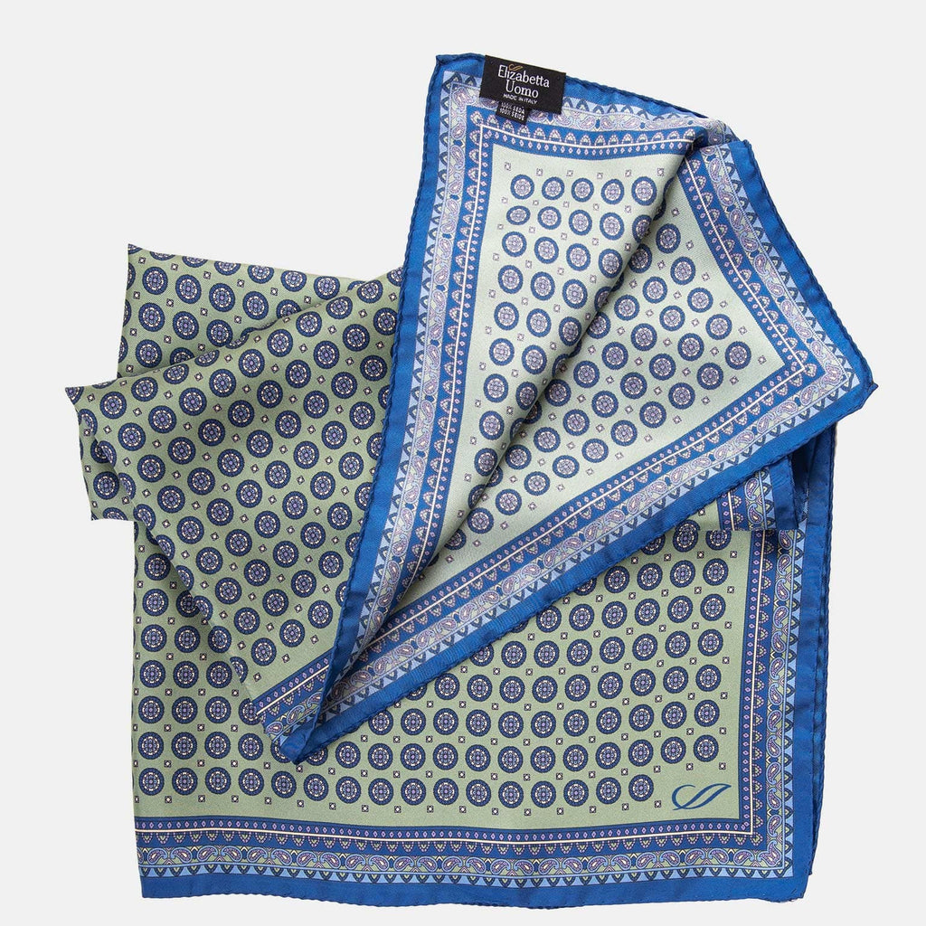 Toscana - Silk Neckerchief - Pistachio - My Men's Shop