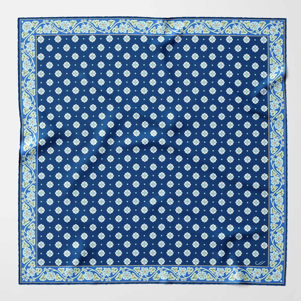 Ducati - Silk Neckerchief - Marine Blue - My Men's Shop