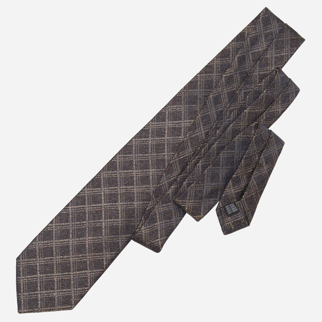 Empoli - Silk Jacquard Tie - Bronze - My Men's Shop