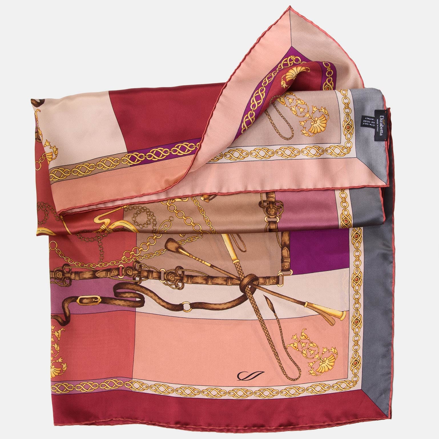 Gabriella - Silk Foulard - Rosewood - My Men's Shop