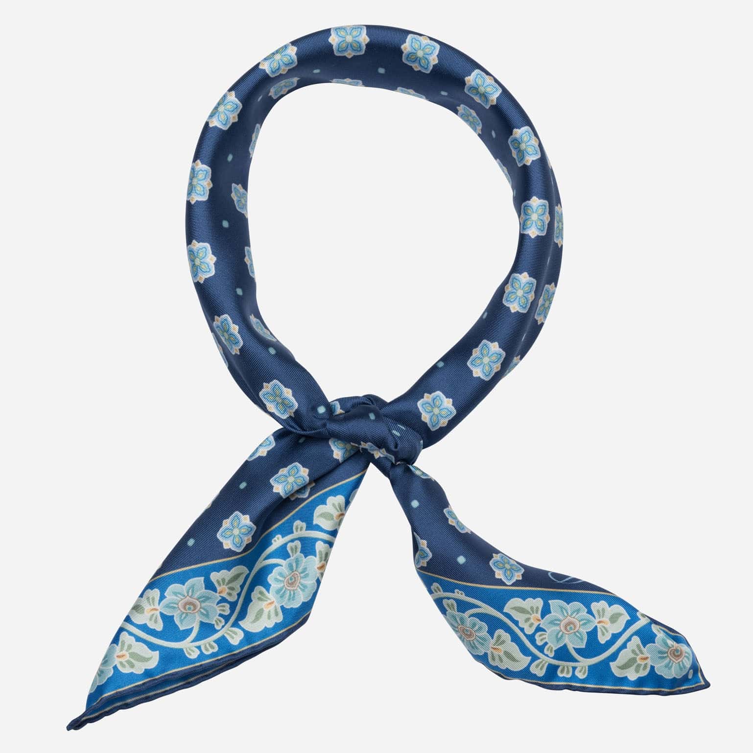 Ducati - Silk Neckerchief - Marine Blue - My Men's Shop