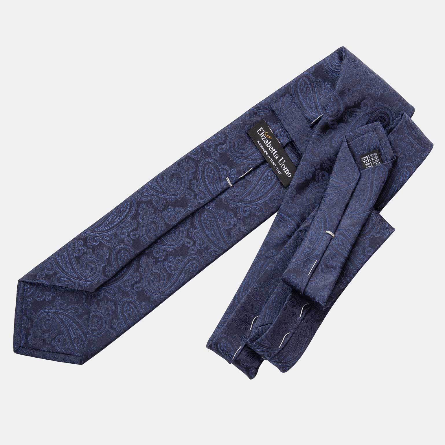 Soave - Silk Jacquard Tie - Midnight Blue - My Men's Shop