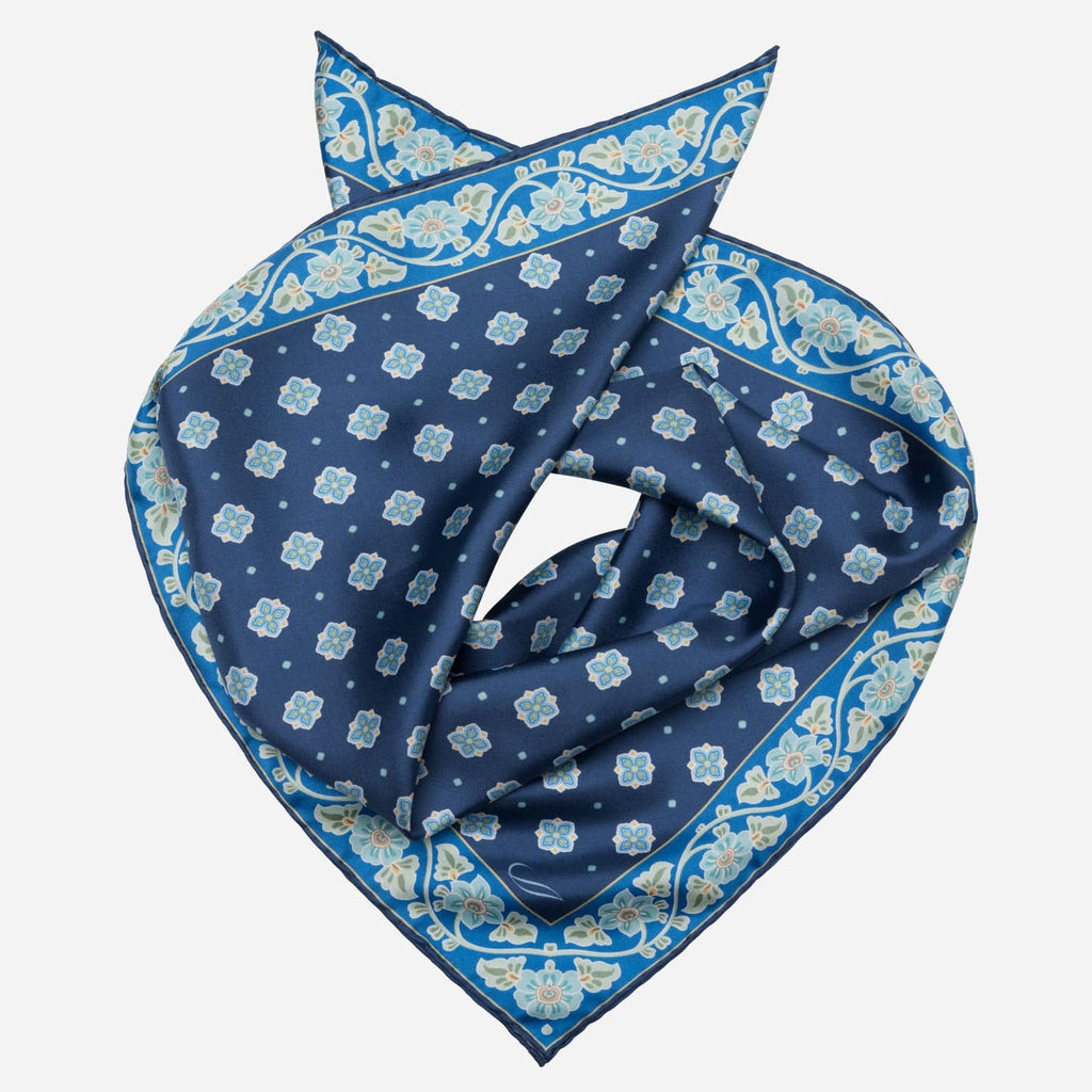 Ducati - Silk Neckerchief - Marine Blue - My Men's Shop