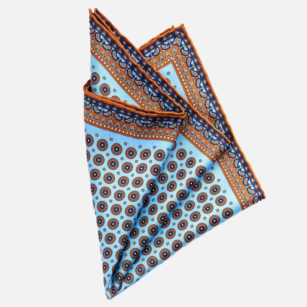 Imola - Silk Pocket Square - Sky Blue - My Men's Shop