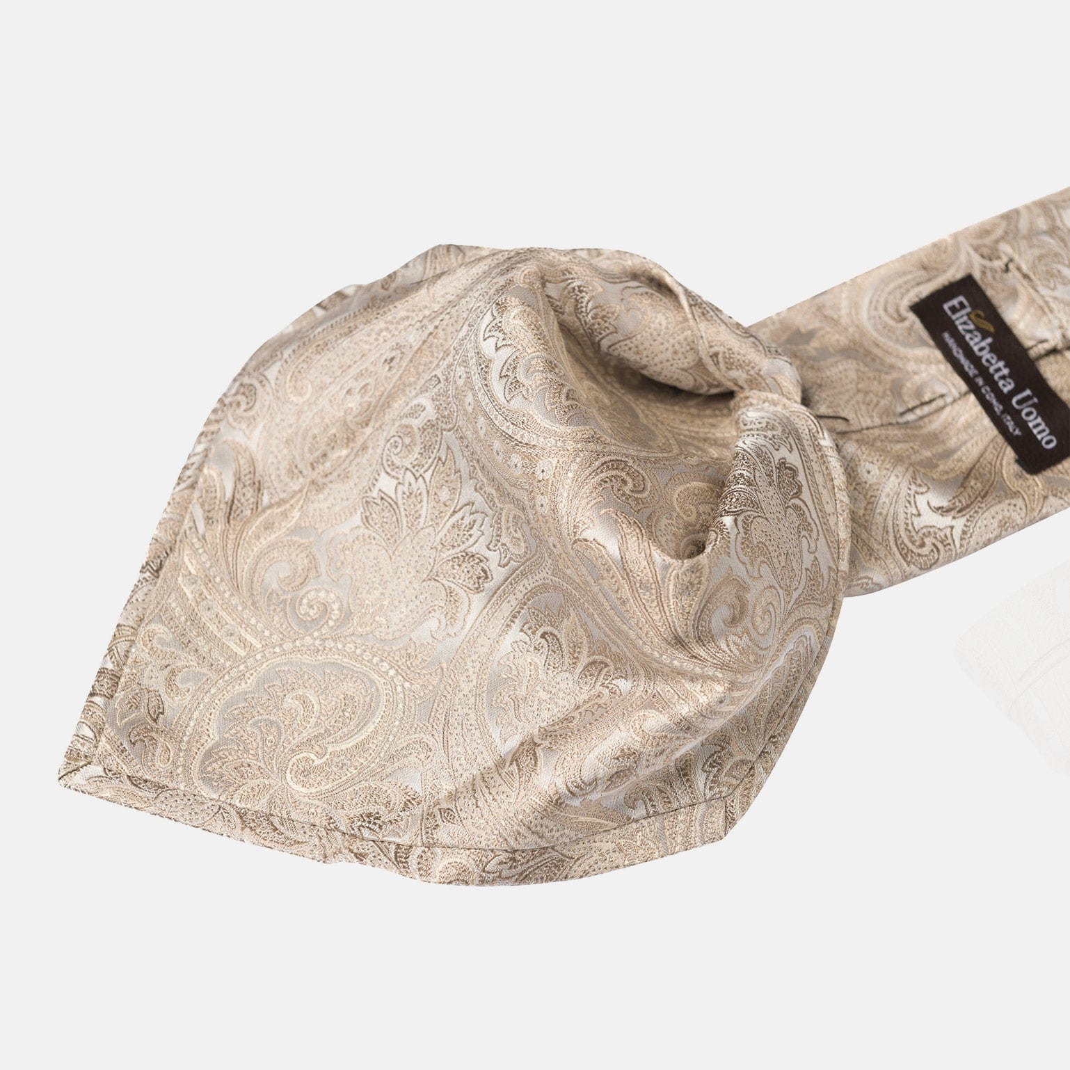 Montecarlo - Silk Jacquard Tie - Champagne - My Men's Shop