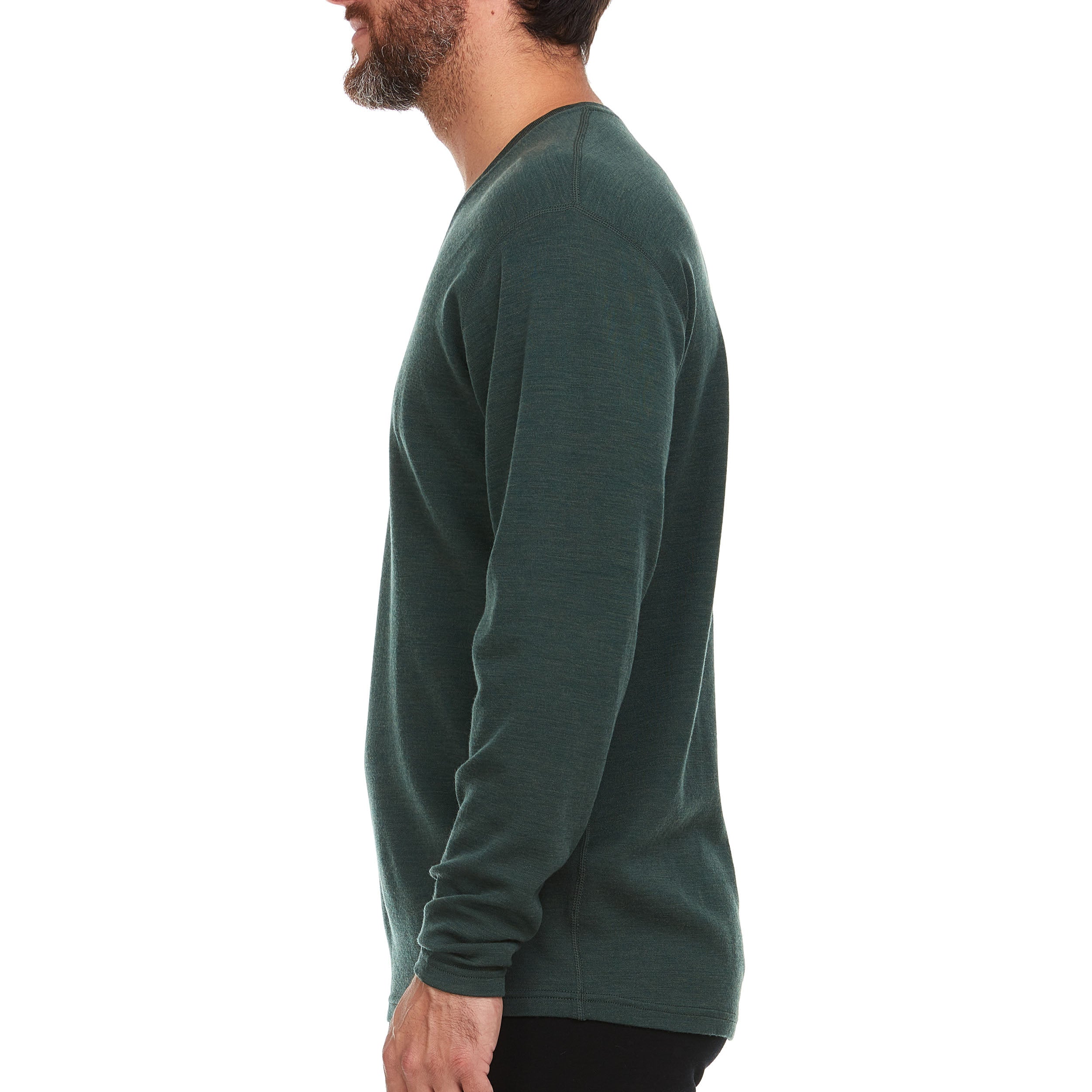 Midweight - Men's Long Sleeve V-Neck Sweater 100% Merino Wool - My Men's Shop