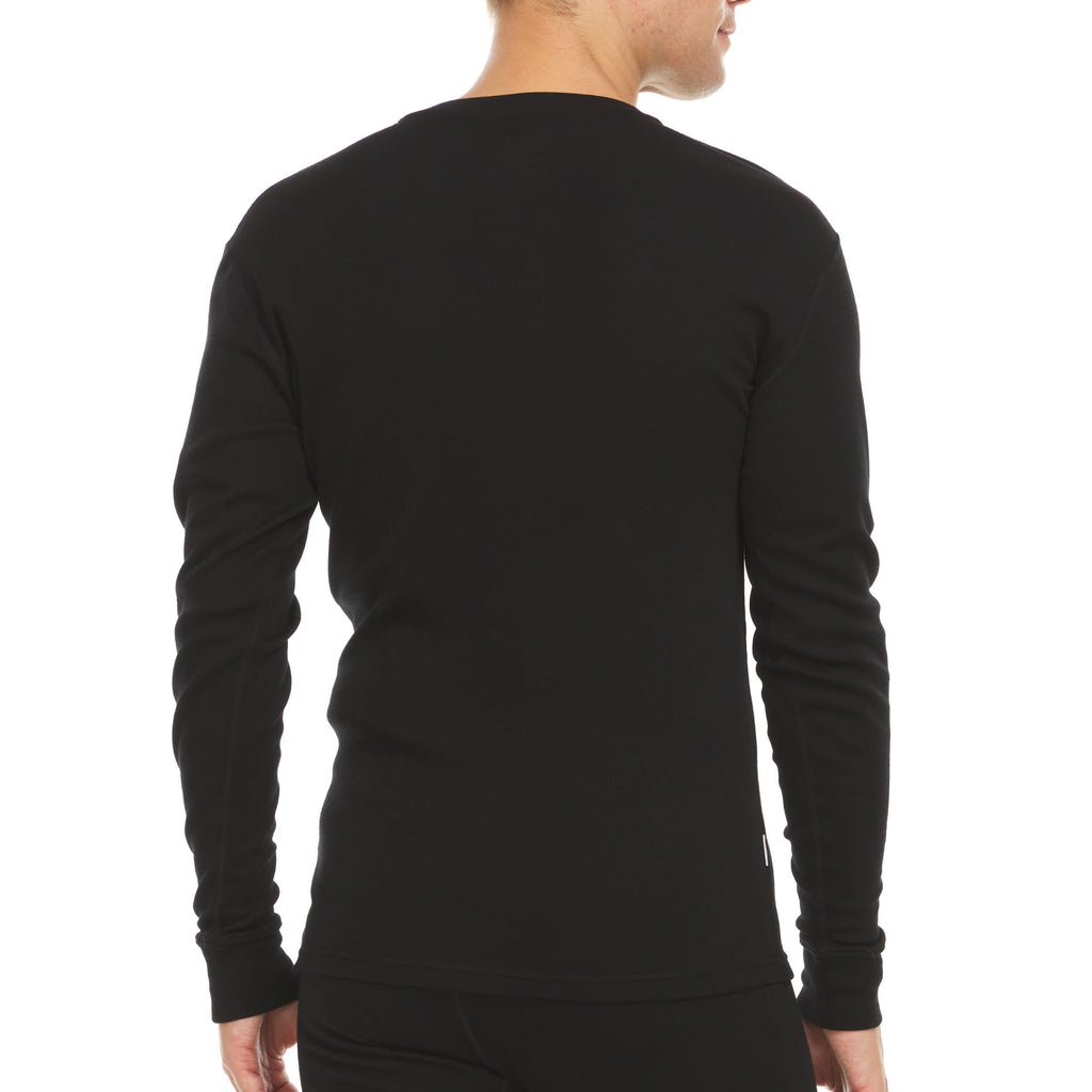Midweight - Men's Long Sleeve Henley 100% Merino Wool - My Men's Shop
