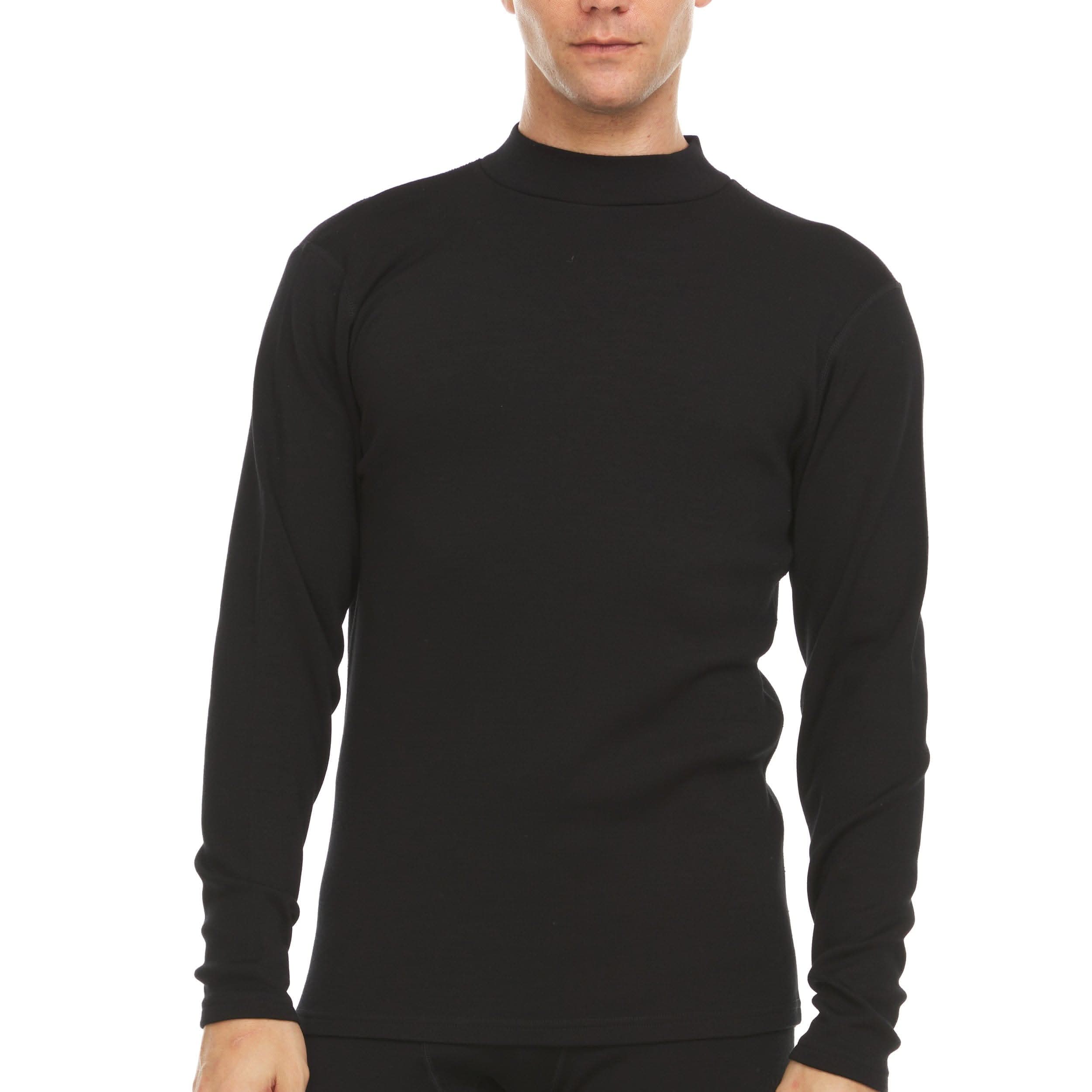 Heavyweight - Men's Mock Neck 100% Merino Wool - My Men's Shop