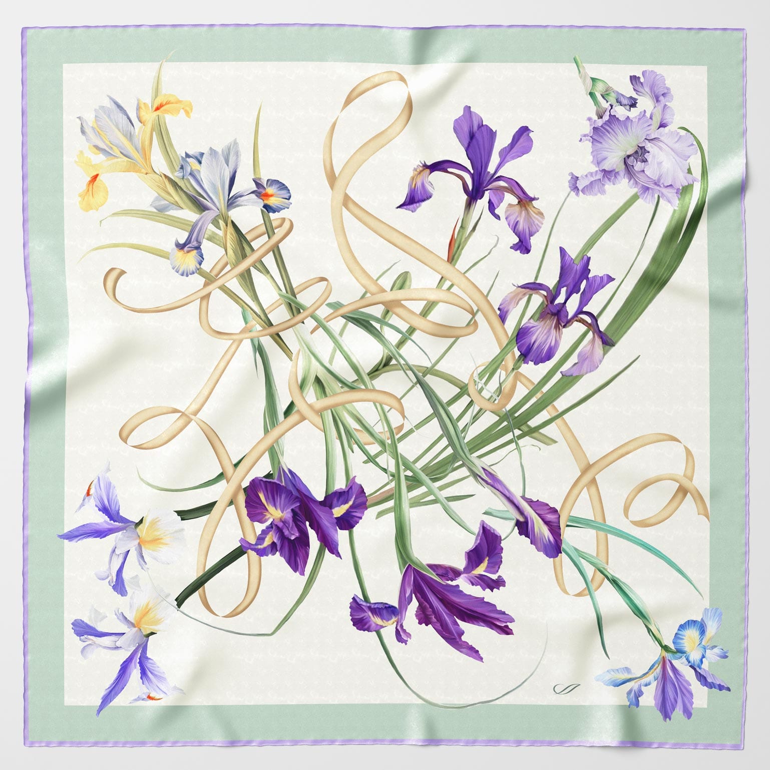 Susanna - Silk Foulard - Mint - My Men's Shop