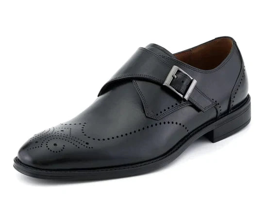 ASHER GREEN - AG1274 LEATHER MONK SLIP ON - My Men's Shop