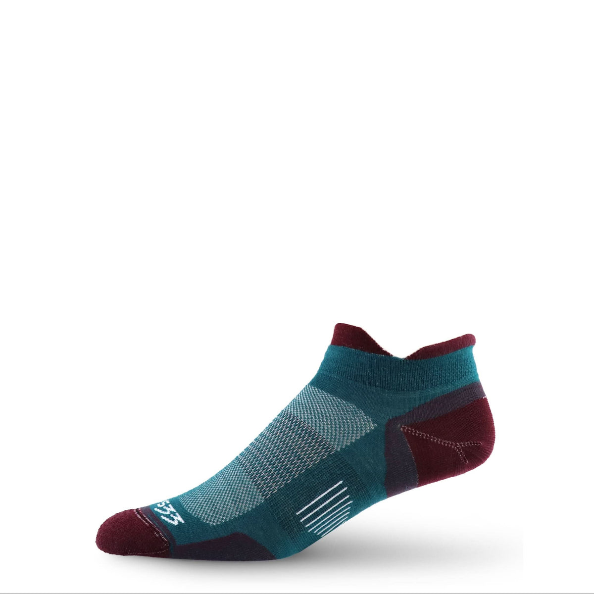 Merino Wool Running Socks - Micro No Show Tab