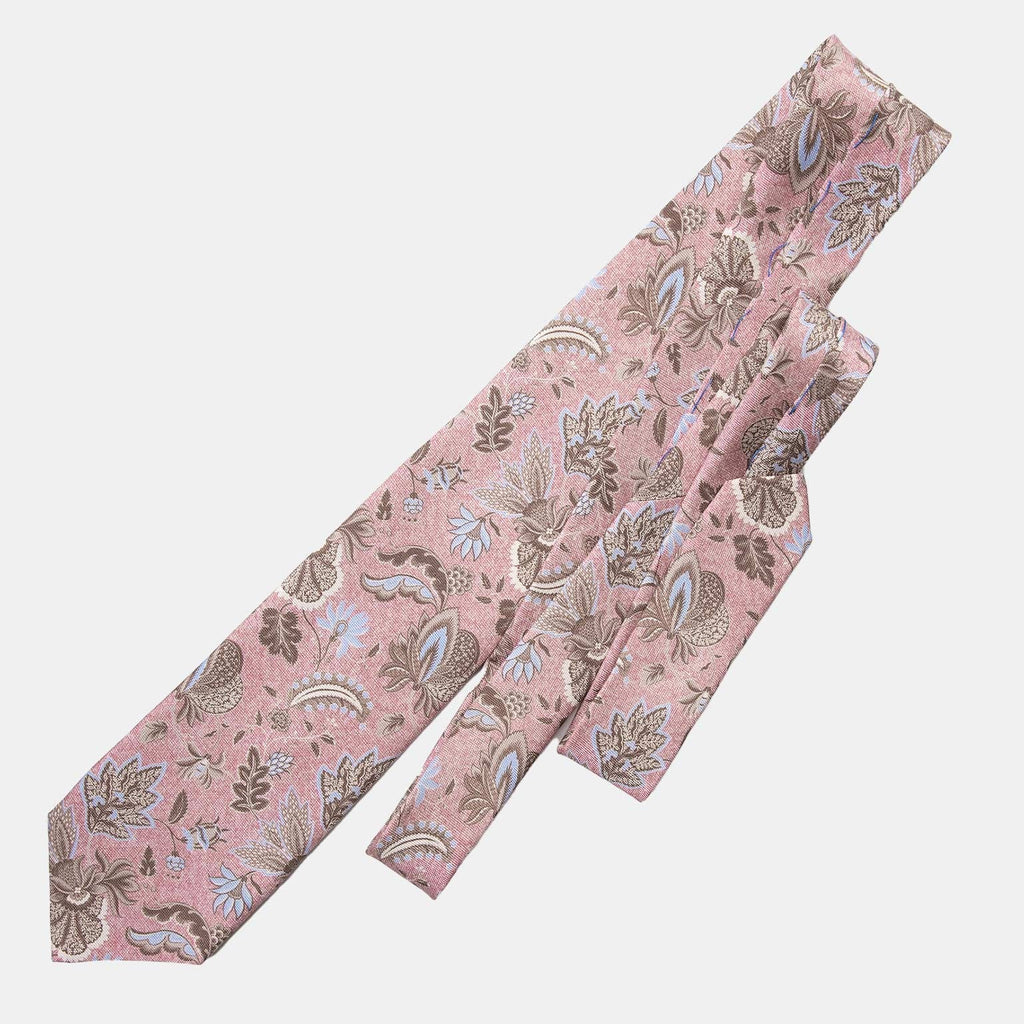 Medici - Printed Silk Tie - Pink - My Men's Shop