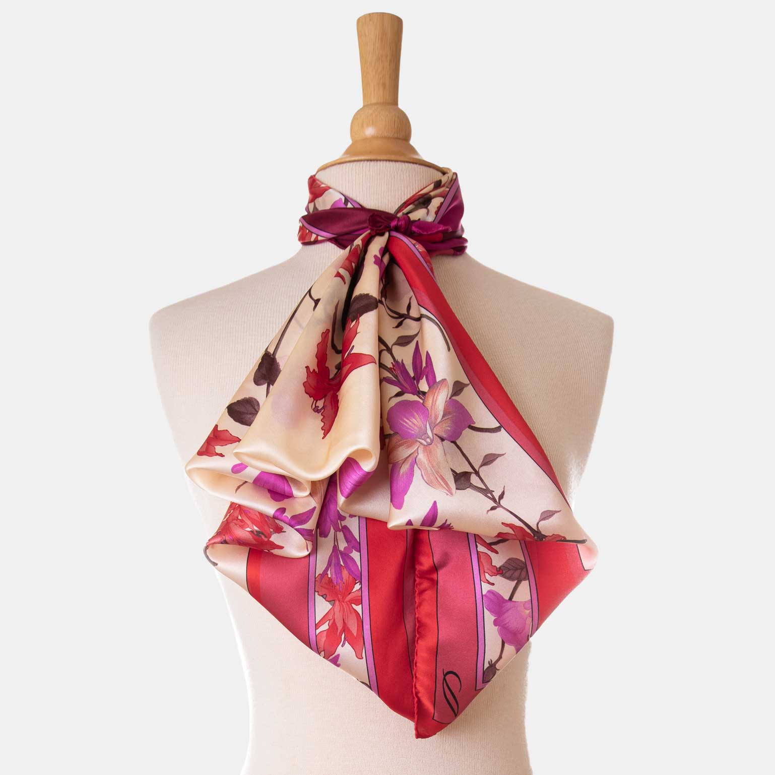 Serena - Silk Foulard - Fuchsia - My Men's Shop