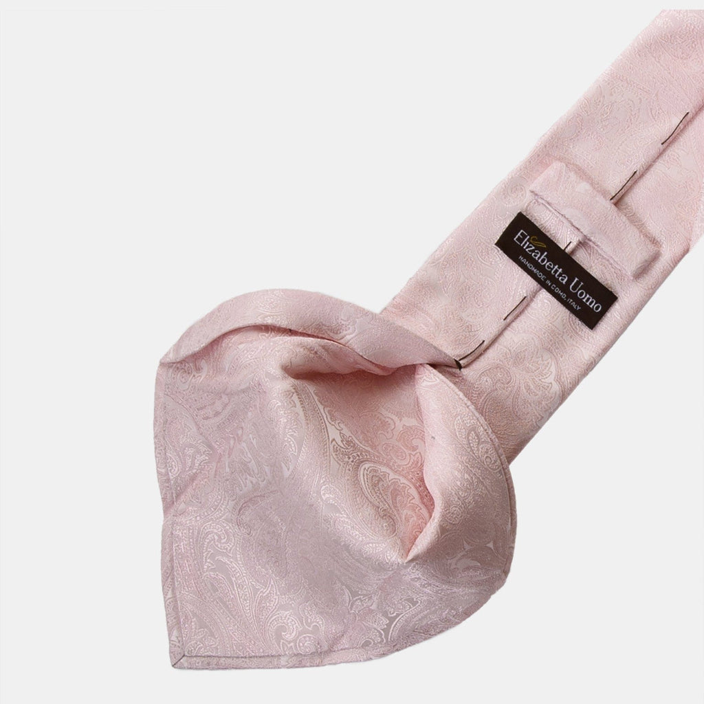 Montecarlo - Silk Jacquard Tie - Pink - My Men's Shop