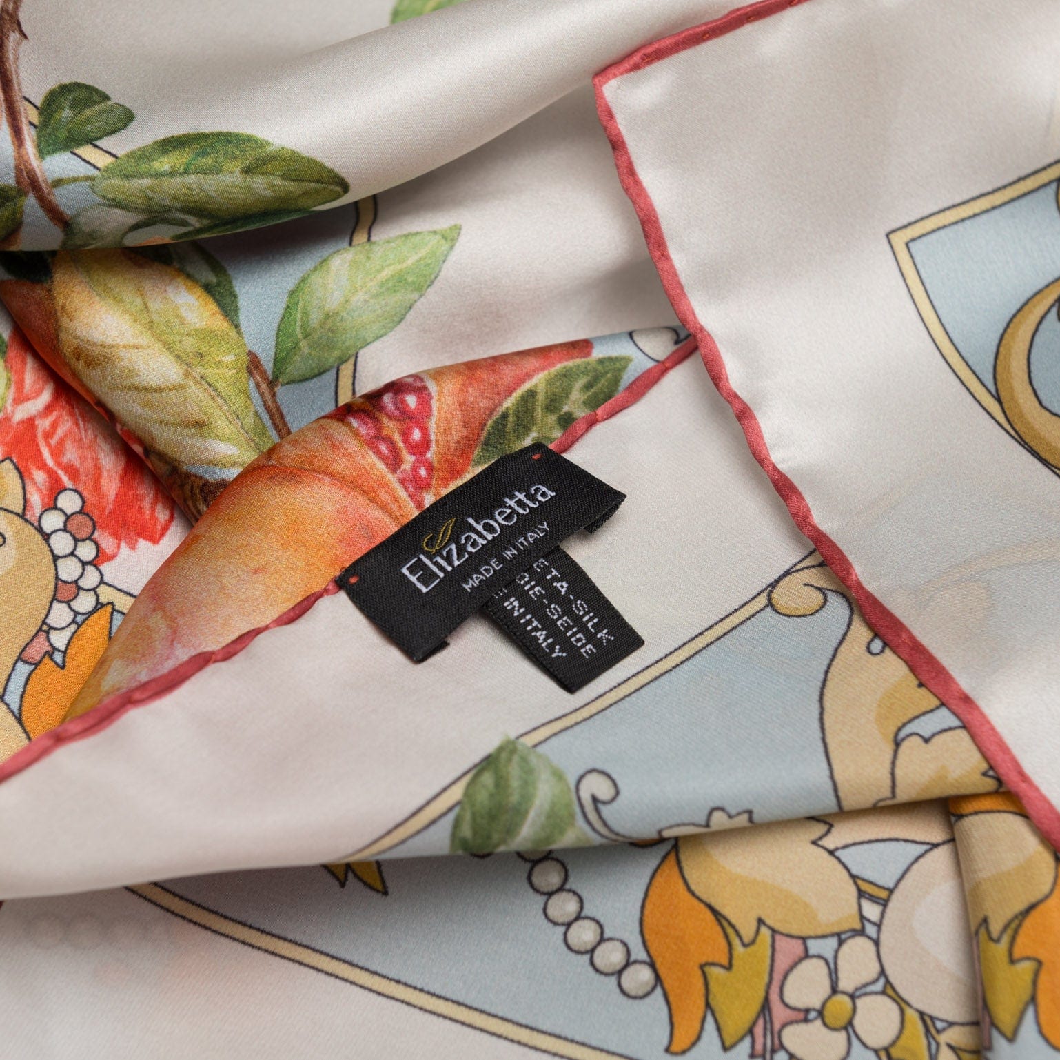 Melograno - Silk Foulard - Powder Blue - My Men's Shop