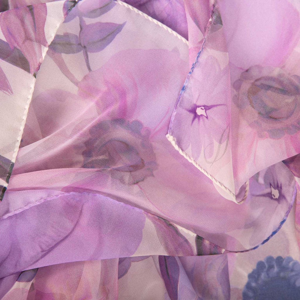Campo de' Fiori - Long Silk Scarf - Lavender - My Men's Shop
