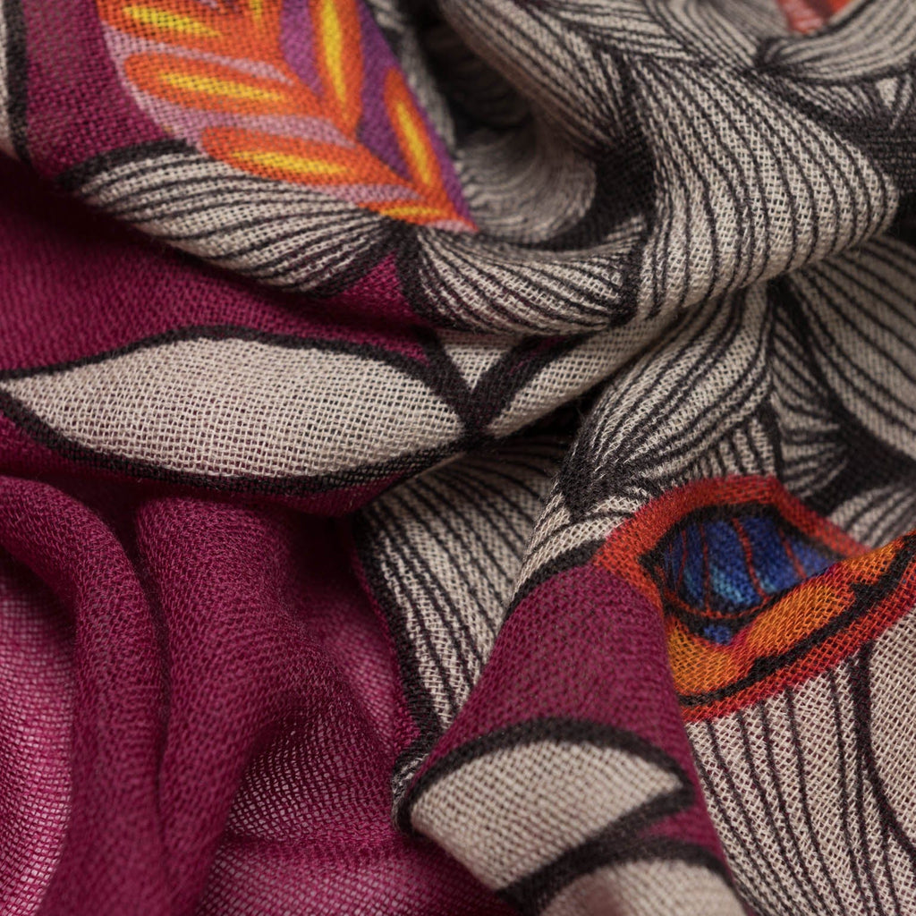 Bosco - Wool Scarf - Raspberry - My Men's Shop