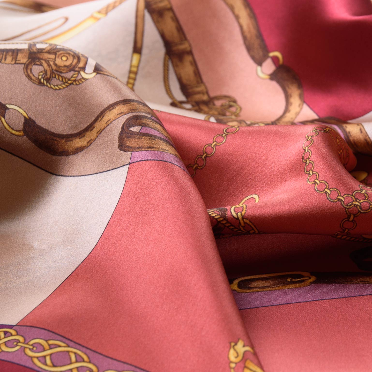 Gabriella - Silk Foulard - Rosewood - My Men's Shop