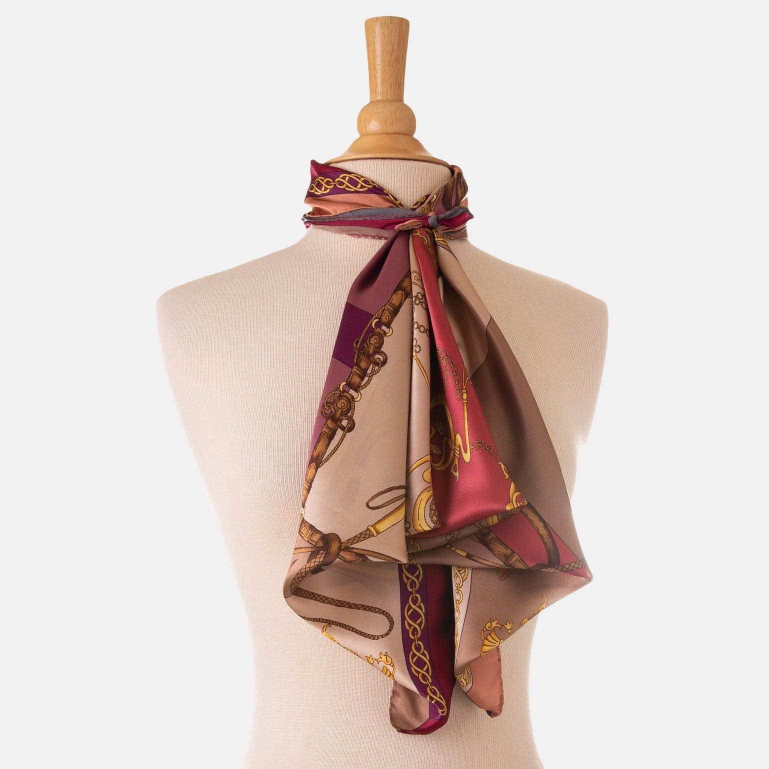 Gabriella - Silk Foulard - Rosewood - My Men's Shop