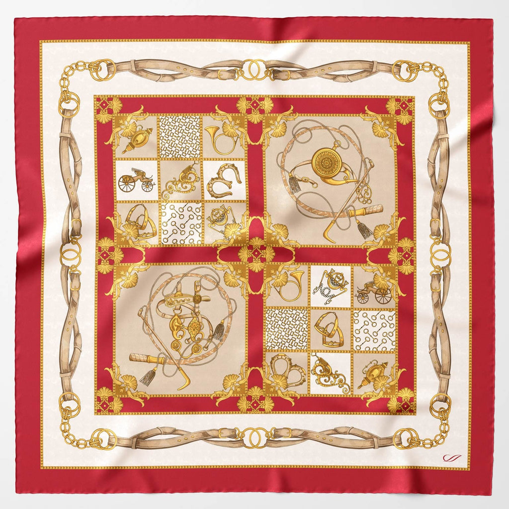 Vittoria - Silk Foulard - Red