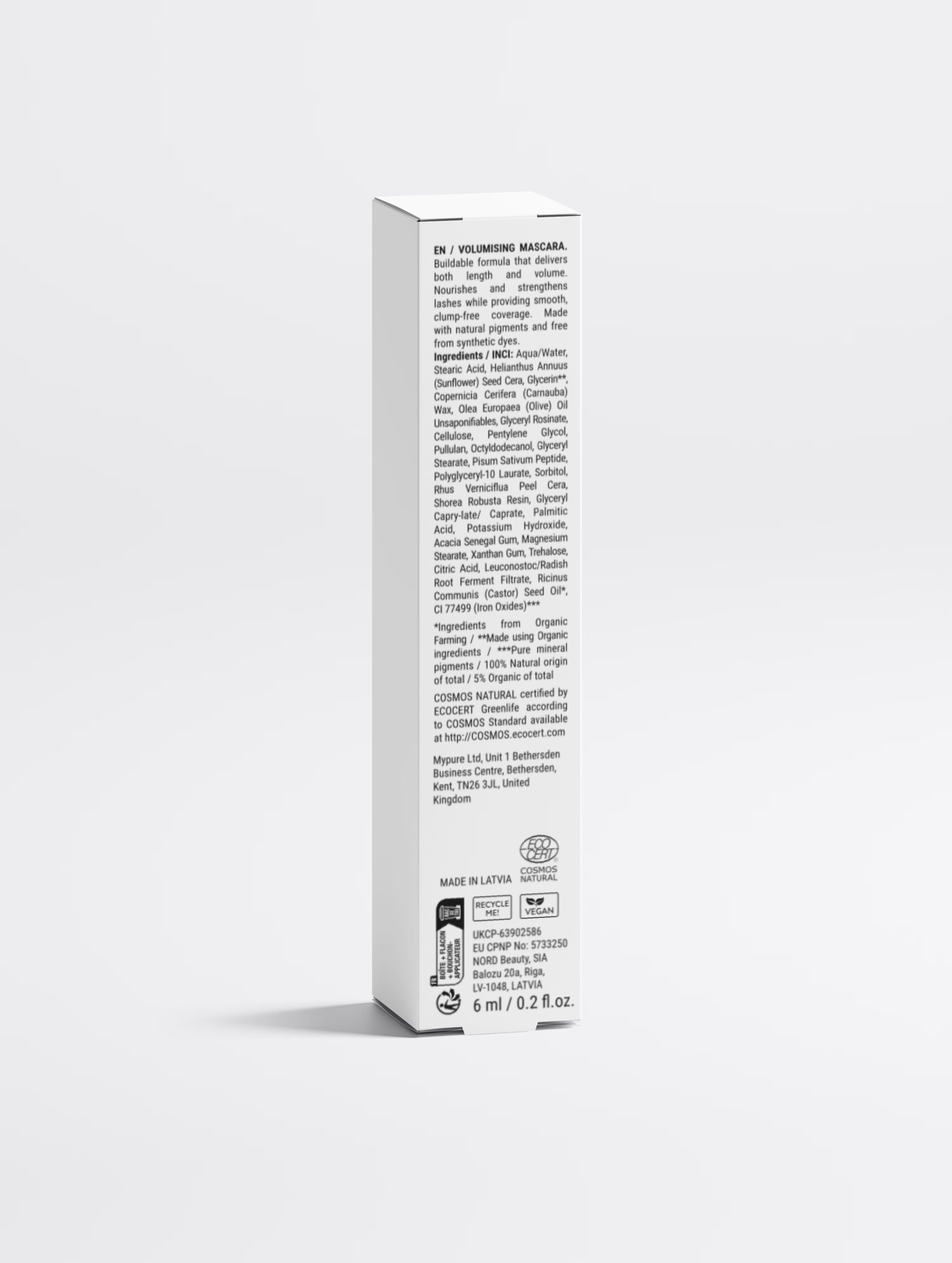 Lengthening & Volumising Mascara SOHO New Collection BYMANYC ® New York