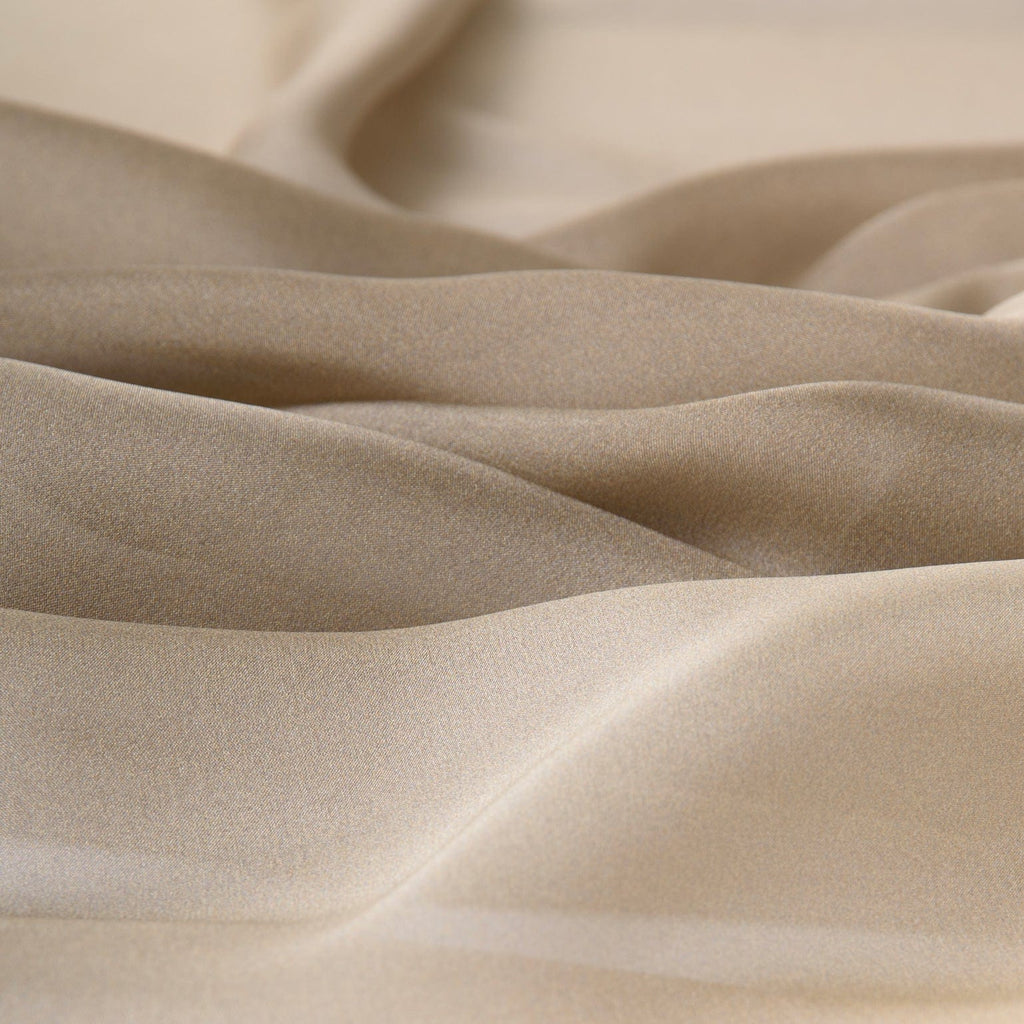 Sophia - Silk Scarf Shawl - Soft Gold/Antique Bronze