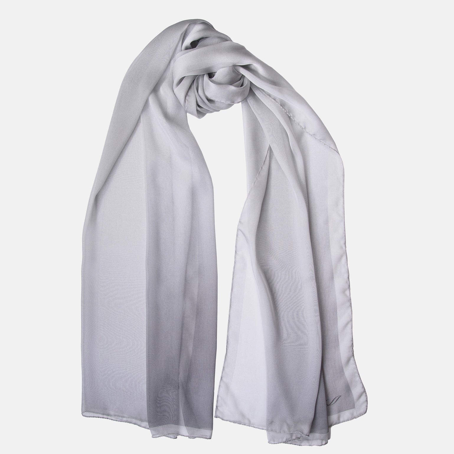 Sophia - Silk Scarf Shawl - Silver Pearl - My Men's Shop