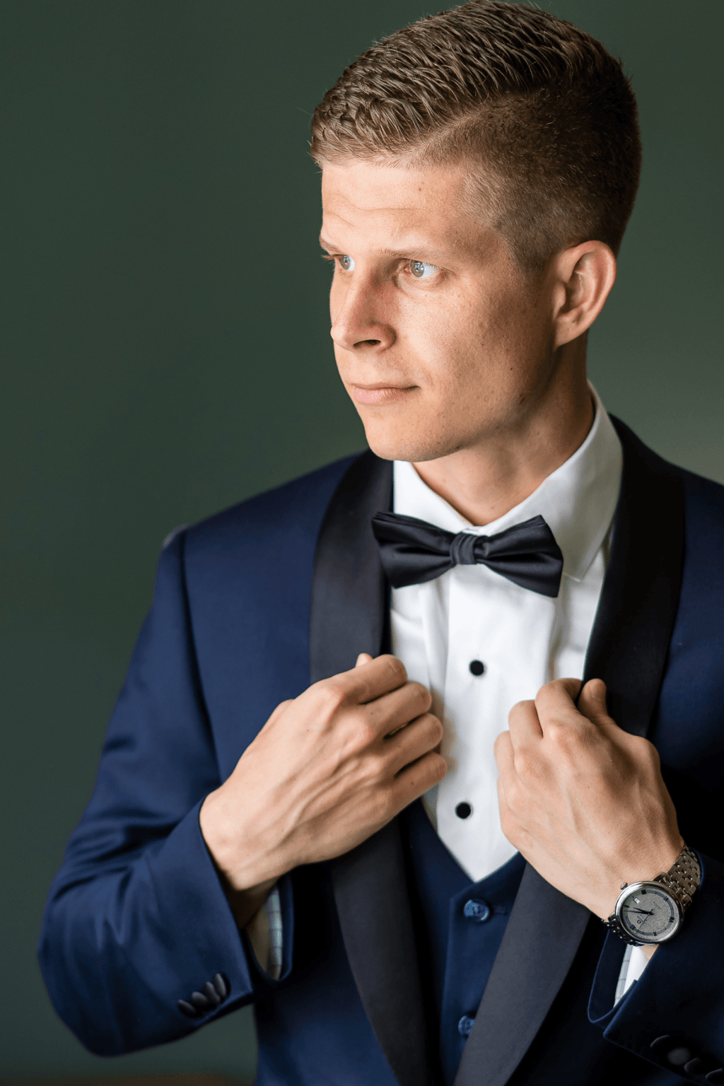 Tailor's Stretch Blend Navy Blue Tuxedo | Modern or Slim Fit - My Men's Shop