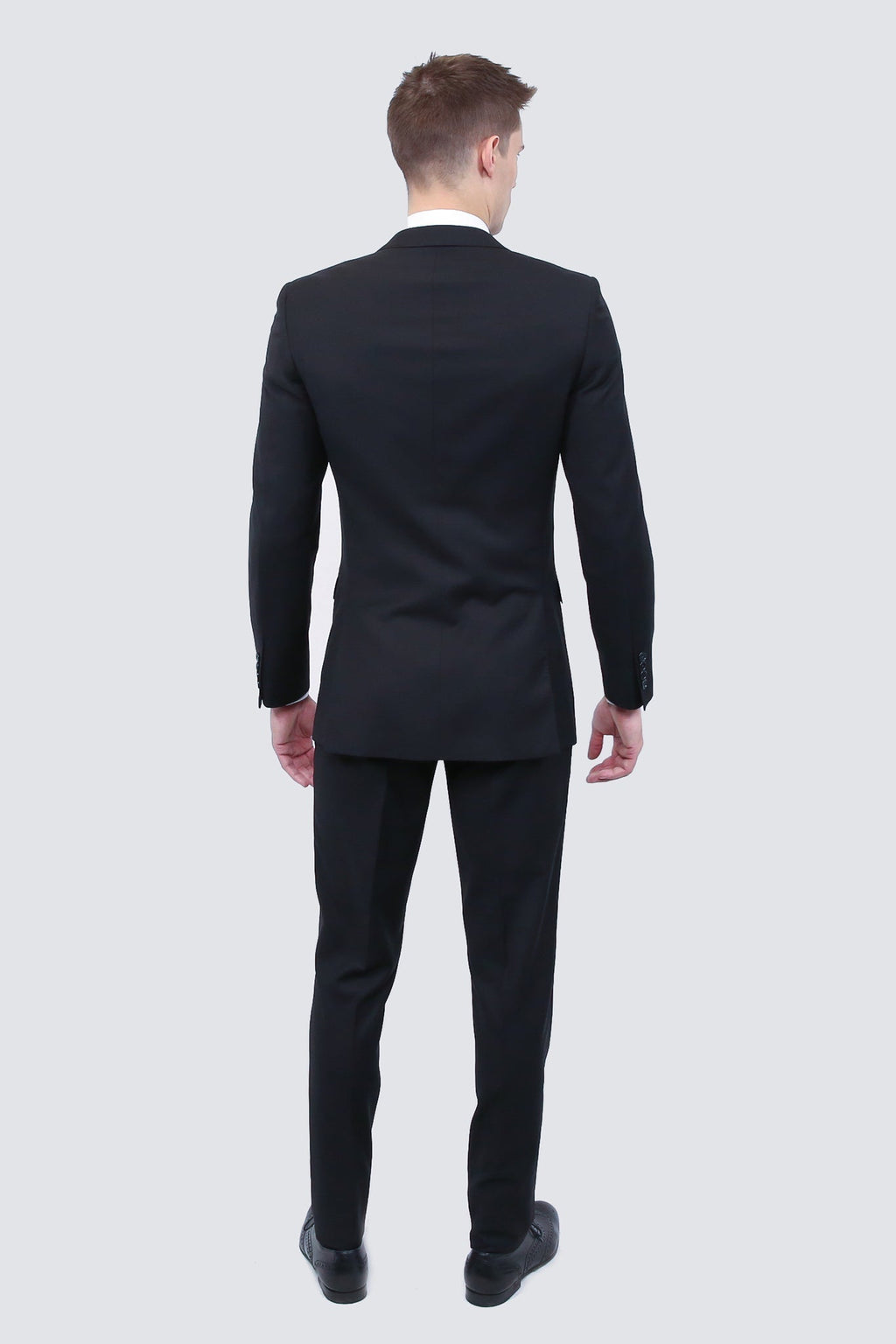 Tailor's Stretch Blend Suit | Classic Black Modern or Slim Fit - My Men's Shop