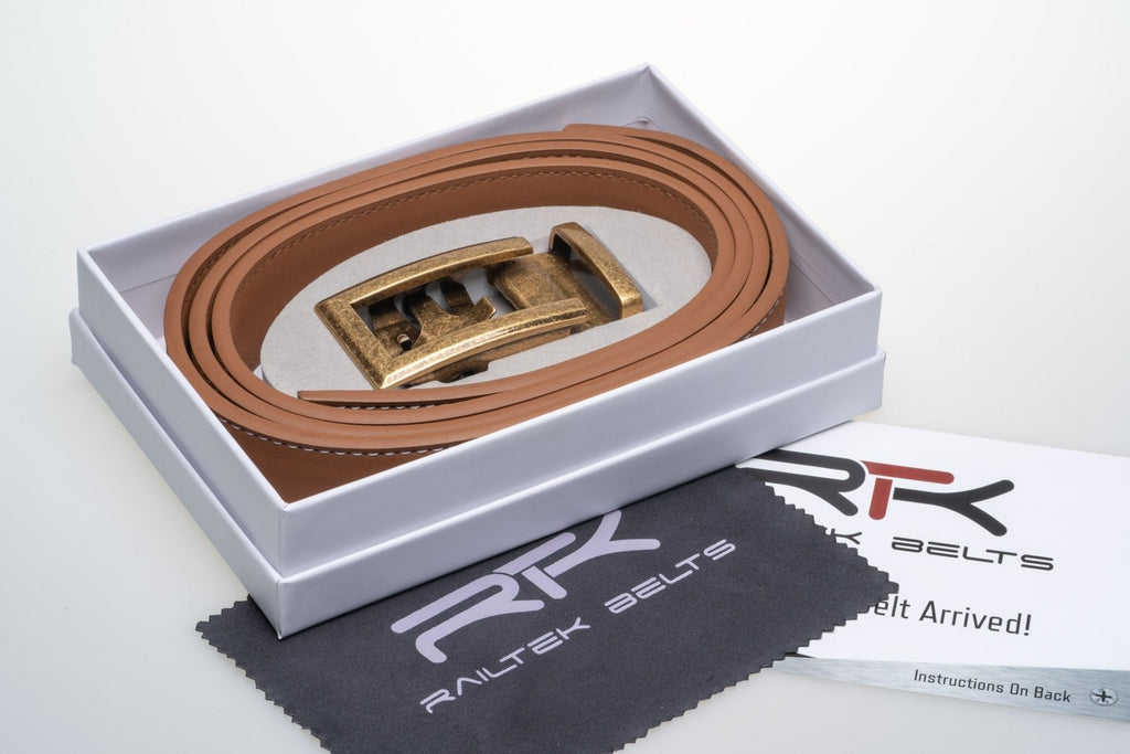 Traditional Open - Bronze Railtek™ Belt Buckle - My Men's Shop
