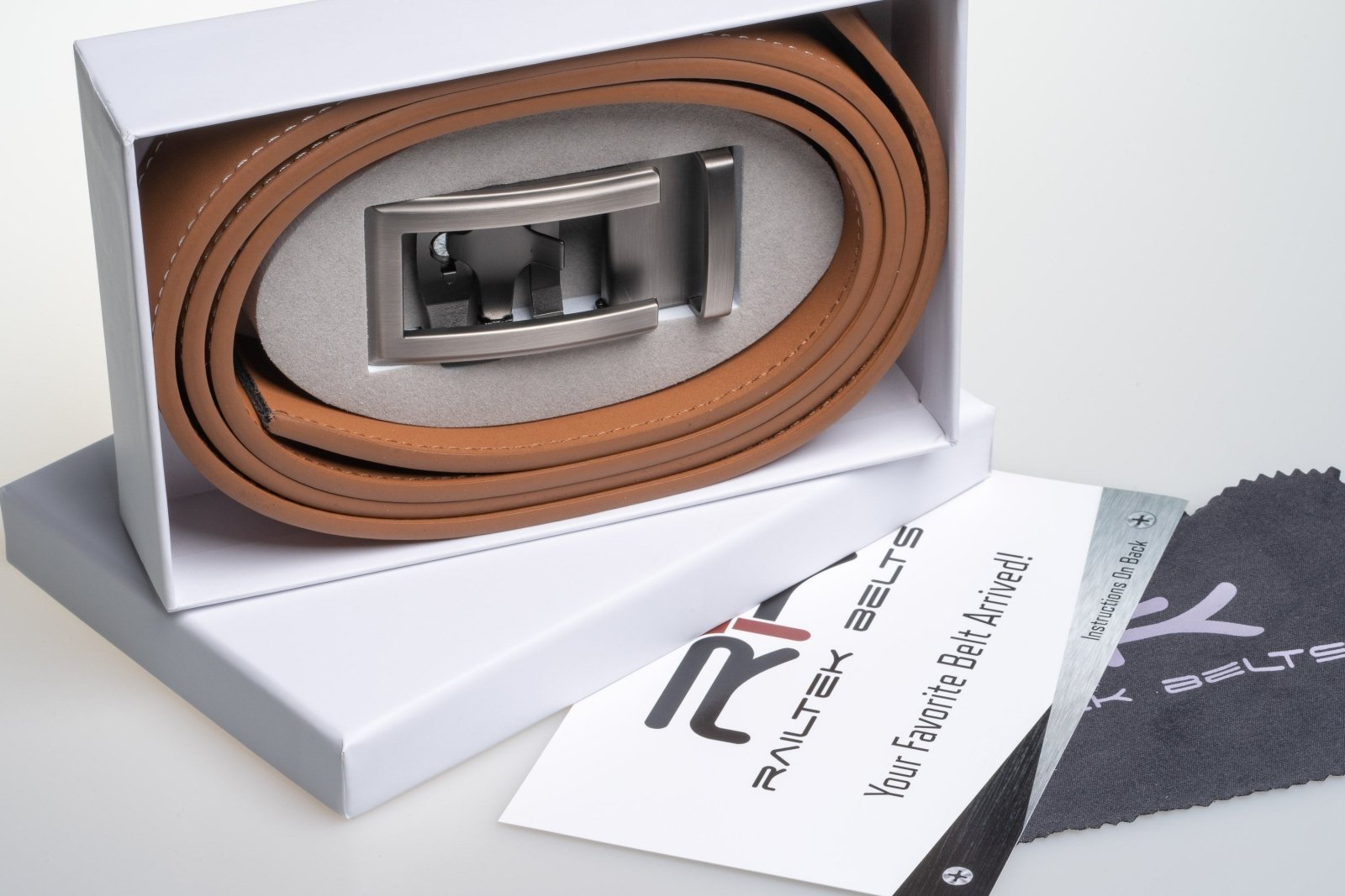 Traditional Open - Gunmetal Railtek™ Belt Buckle - My Men's Shop