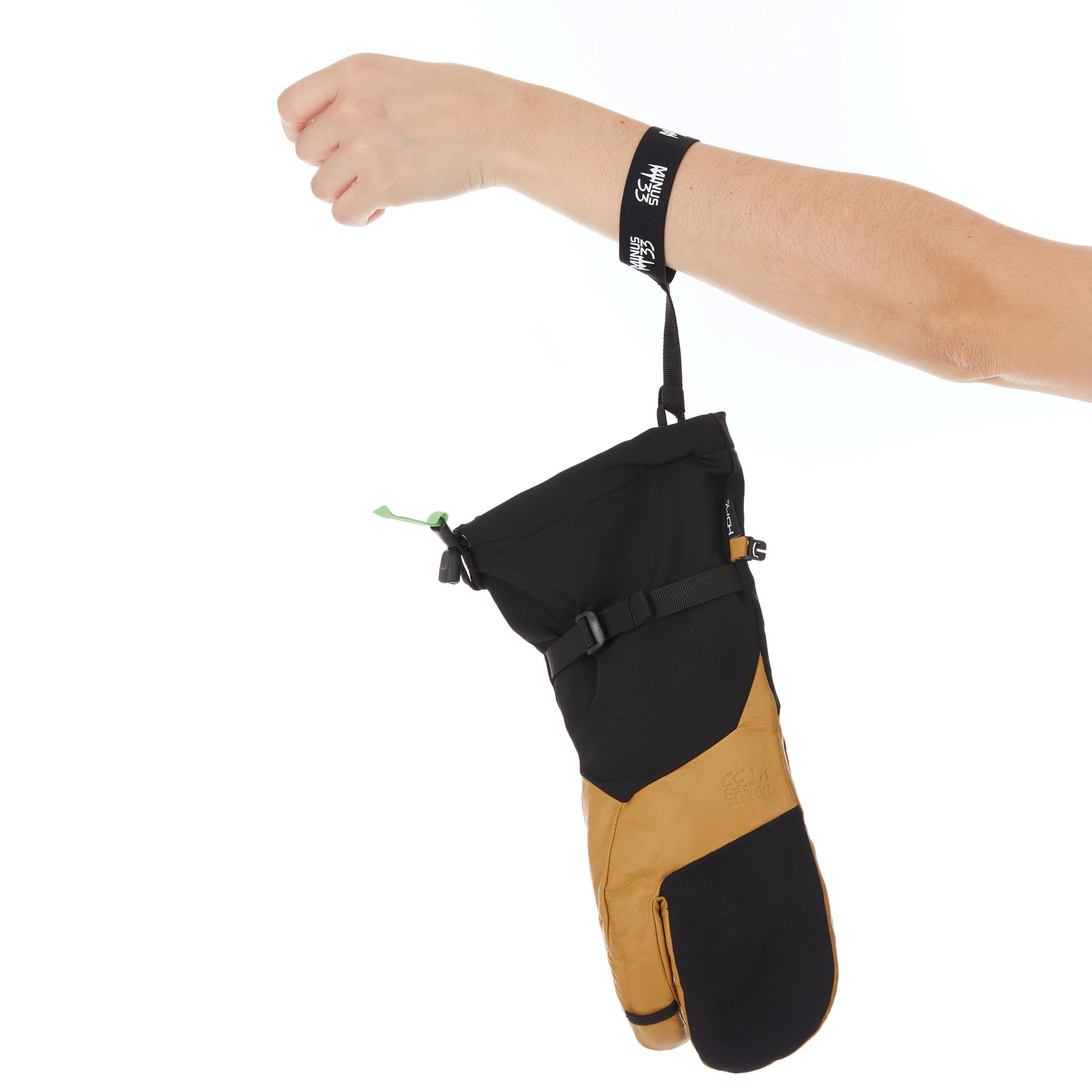 WoolTek Three Finger Waterproof Ski Gloves