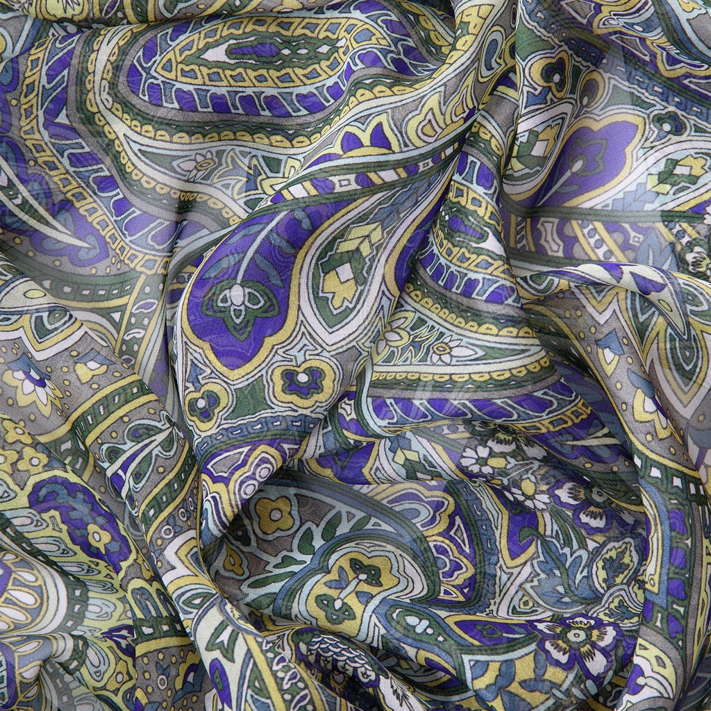 Helena - Silk Scarf Shawl - Green - My Men's Shop
