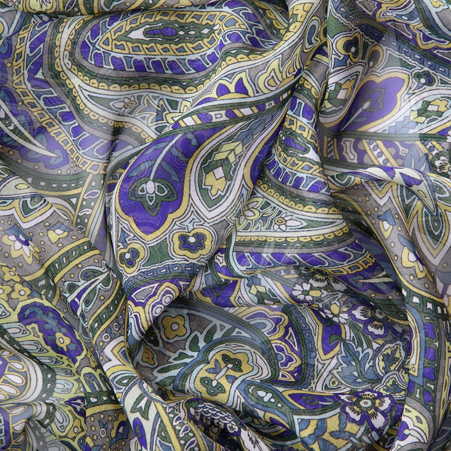 Helena - Silk Scarf Shawl - Green - My Men's Shop