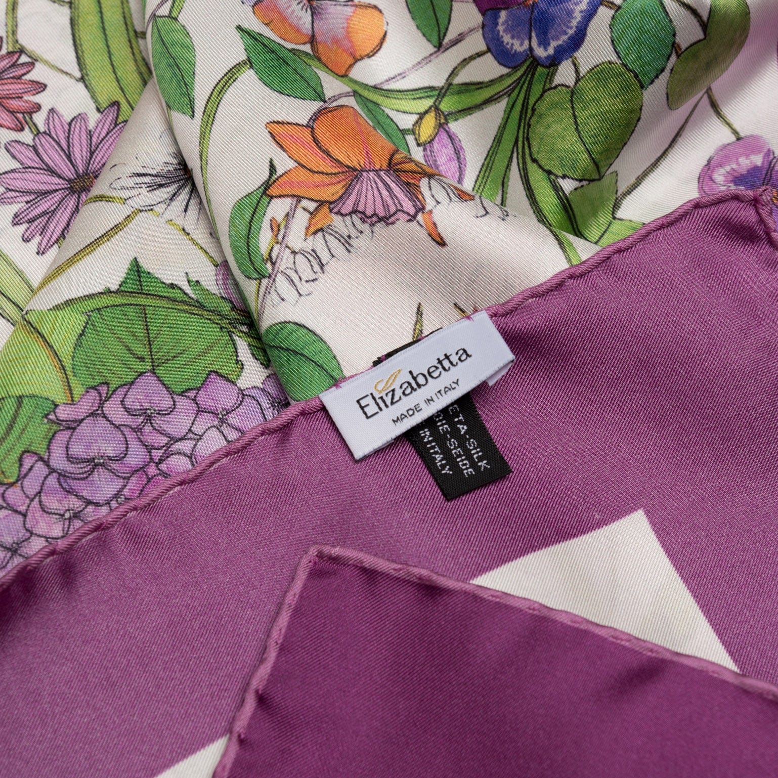 Flora - Silk Foulard - Berry - My Men's Shop